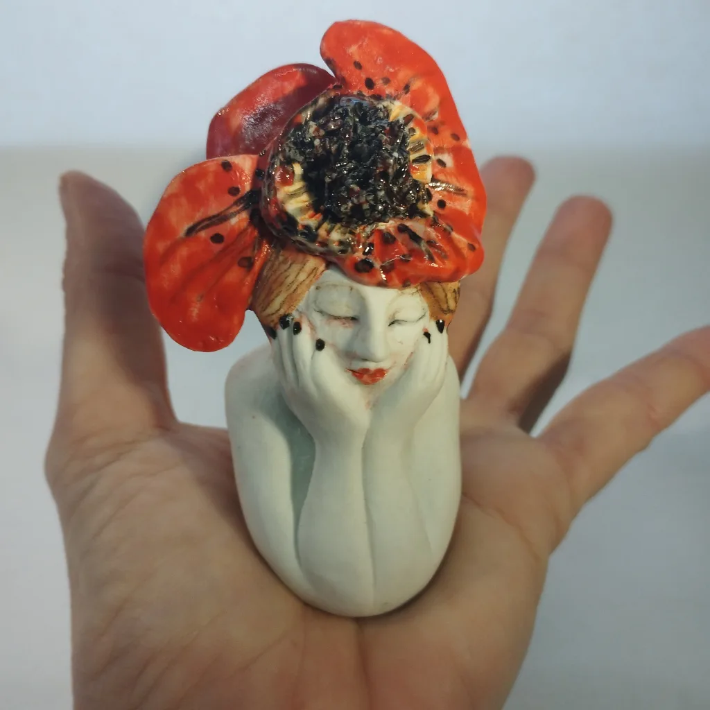 Sculpture de poche - Porcelaine